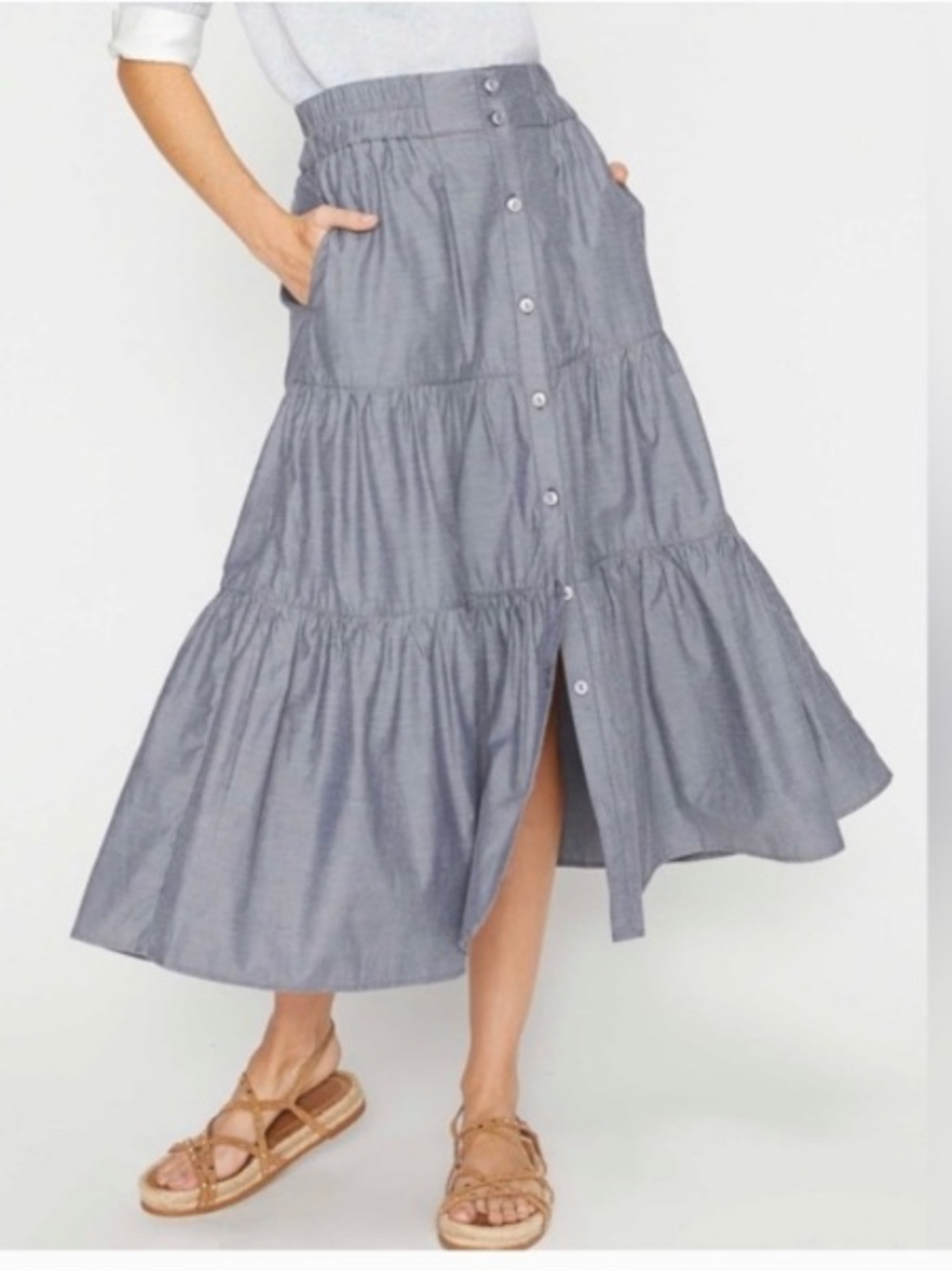 Brochu Walker Havana Skirt Blue XS